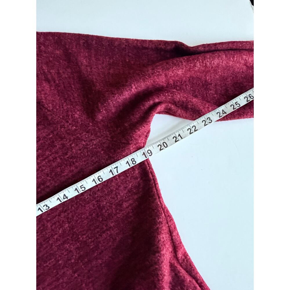 Lush Crushed Berry Brushed Jersey Long Sleeve Sweater Dress S New - Picture 5 of 7